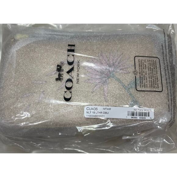 NWT Coach CU406 X Observed By Us Leather Floral Nolita 19 Bag - Picture 5 of 6